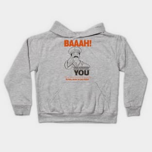 General Sir Anthony Cecil Hogmanay Melchett Wants You - Baaah! Quote Kids Hoodie